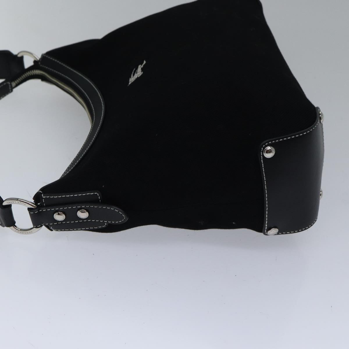 Burberry Blue Label Black Canvas Shoulder Bag ( )