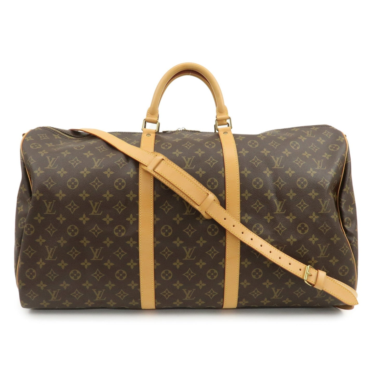 Louis Vuitton Monogram Keep All Bandouliere 60 Boston Bag M41412