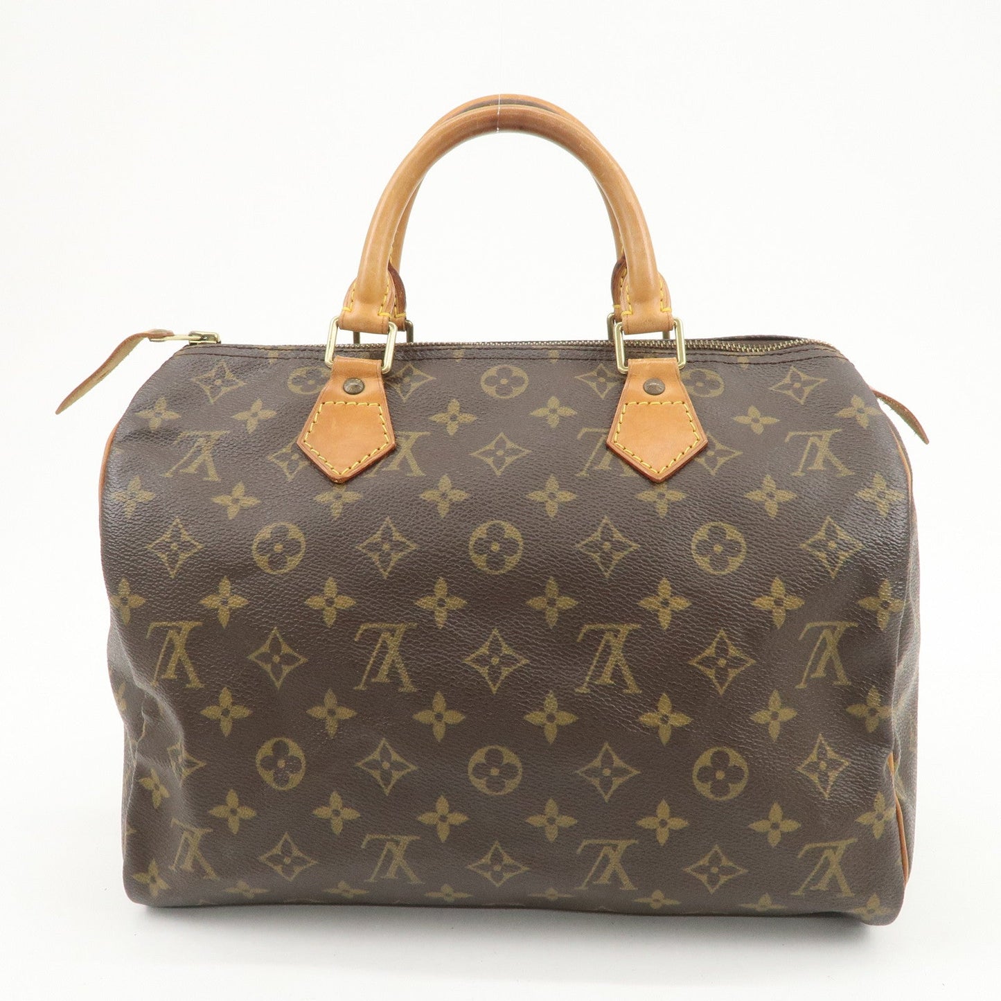 Louis Vuitton Monogram Speedy 30 Boston Bag Hand Bag Brown M41526