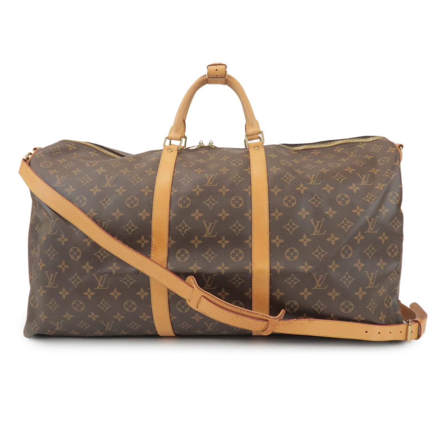 Louis Vuitton Monogram Keep All Bandouliere 60 Boston Bag M41412