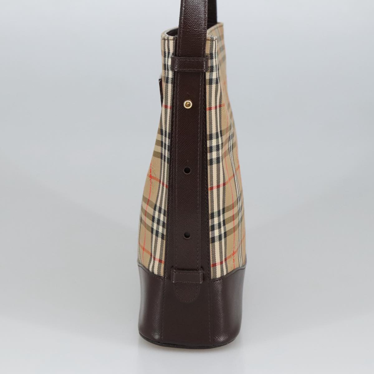 Burberry Nova Check Beige Canvas Shoulder Bag ( )