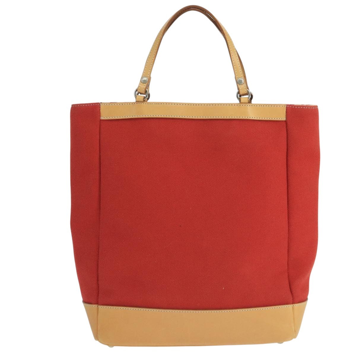 Burberry Blue Label Red Canvas Tote Bag ( )