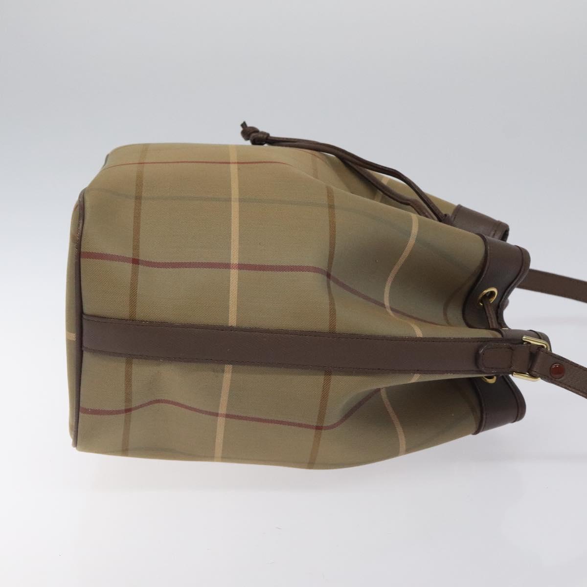 Burberry Nova Check Beige Canvas Shoulder Bag ( )