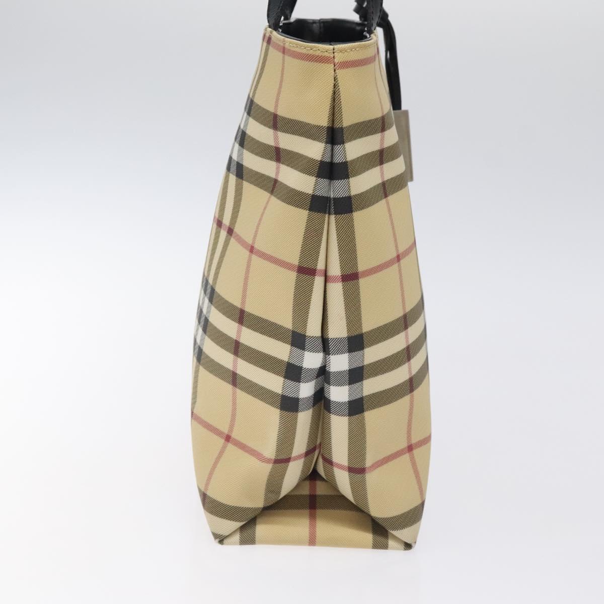 Burberry Nova Check Beige Canvas Tote Bag ( )