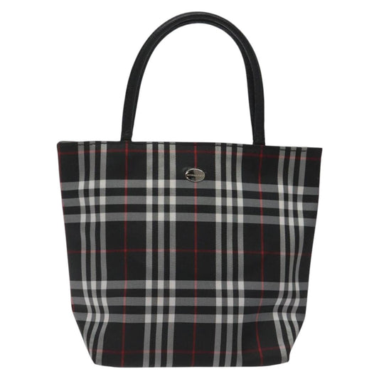 Burberry Nova Check Black Synthetic Handbag ( )