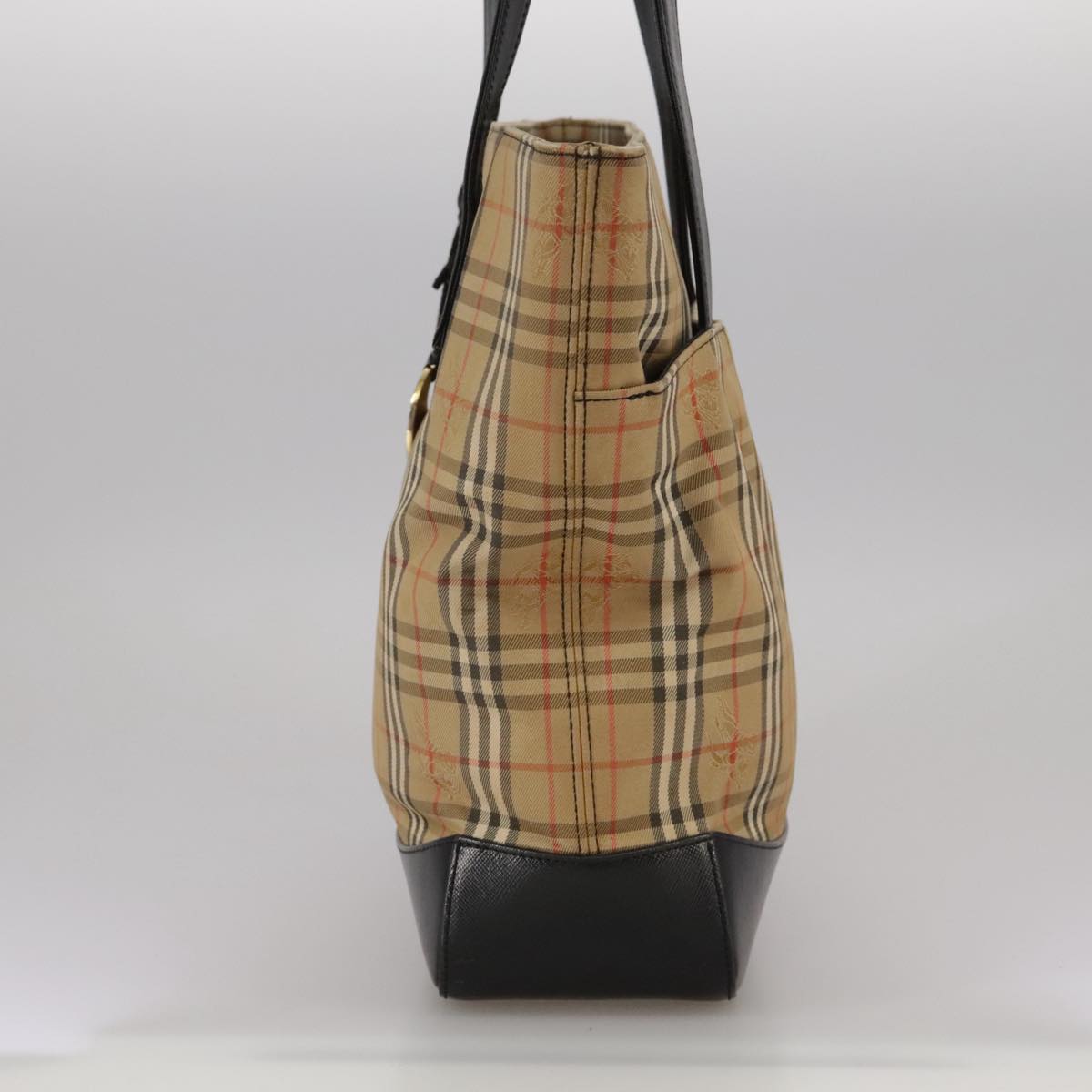 Burberry Nova Check Beige Canvas Tote Bag ( )