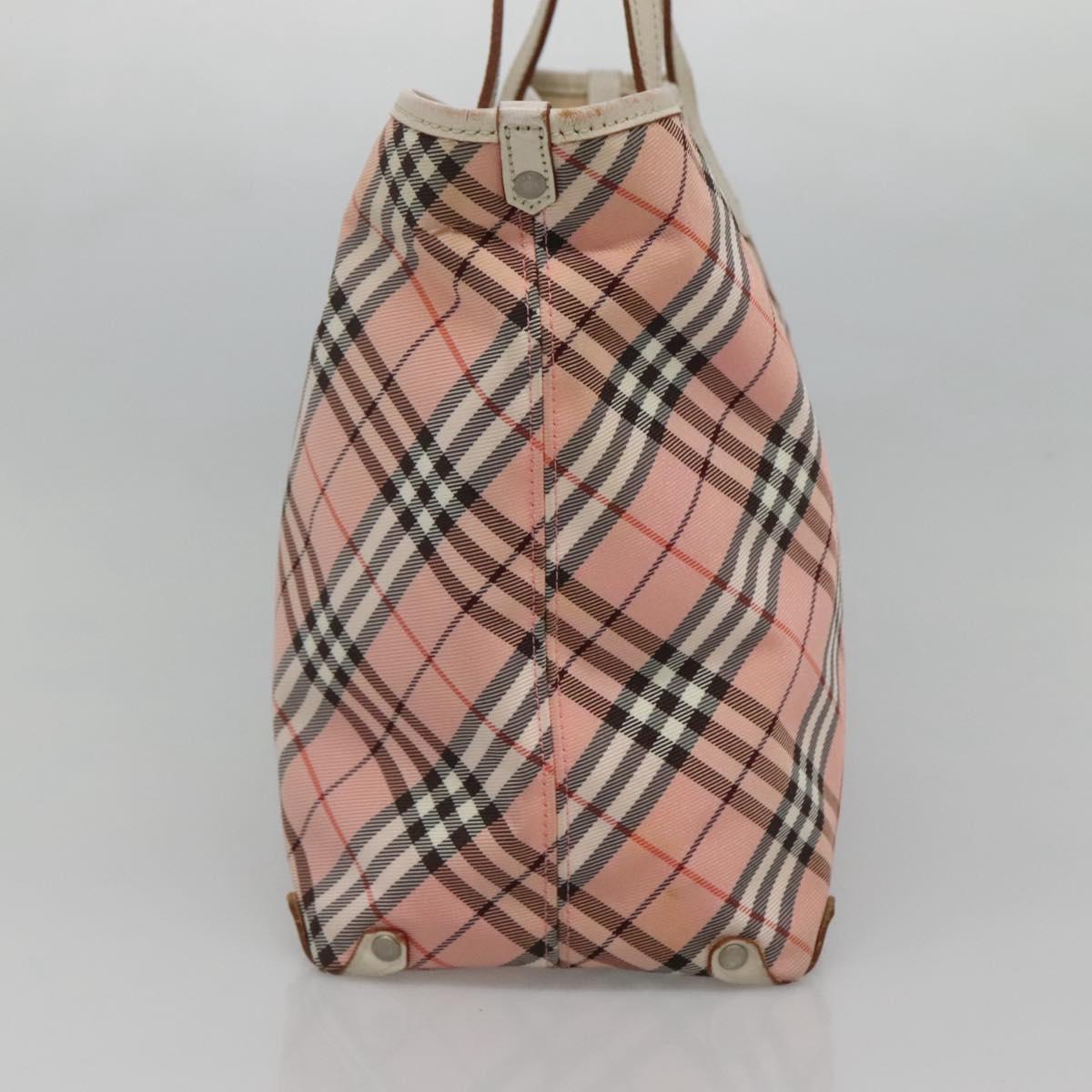 Burberry Nova Check Pink Nylon Tote Bag ( )