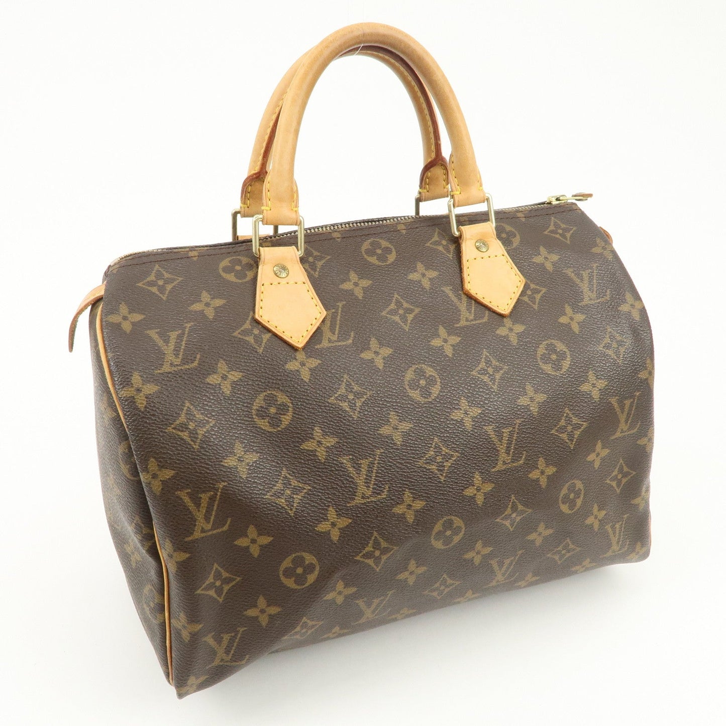 Louis Vuitton Monogram Speedy 30 Boston Bag Hand Bag Brown M41526