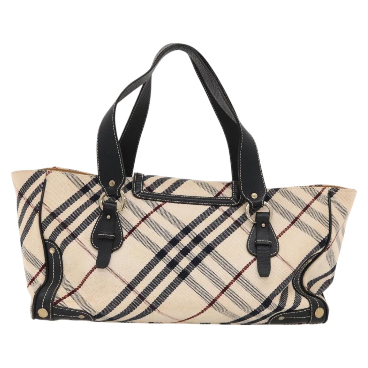 Burberry Blue Label Beige Canvas Tote Bag ( )
