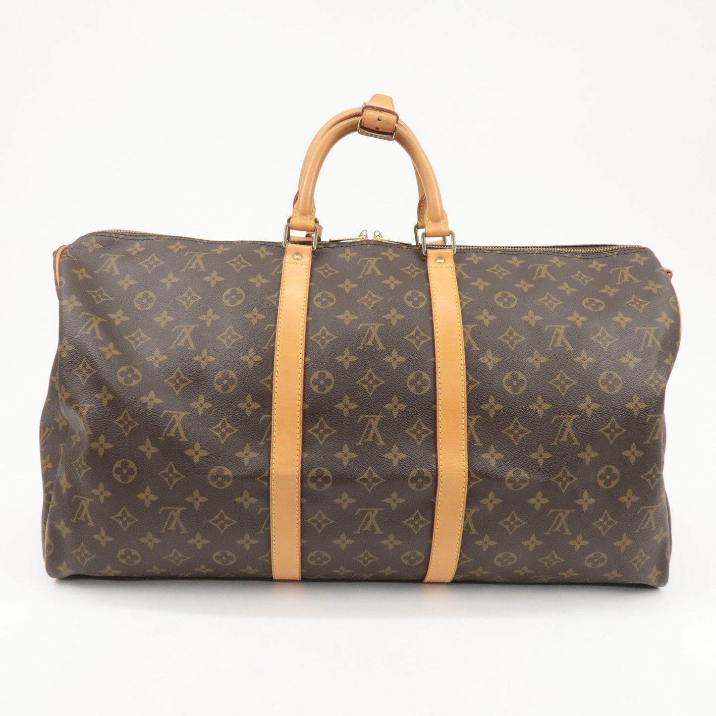 Louis Vuitton Monogram Keep All Bandouliere 55 Boston Bag M41414