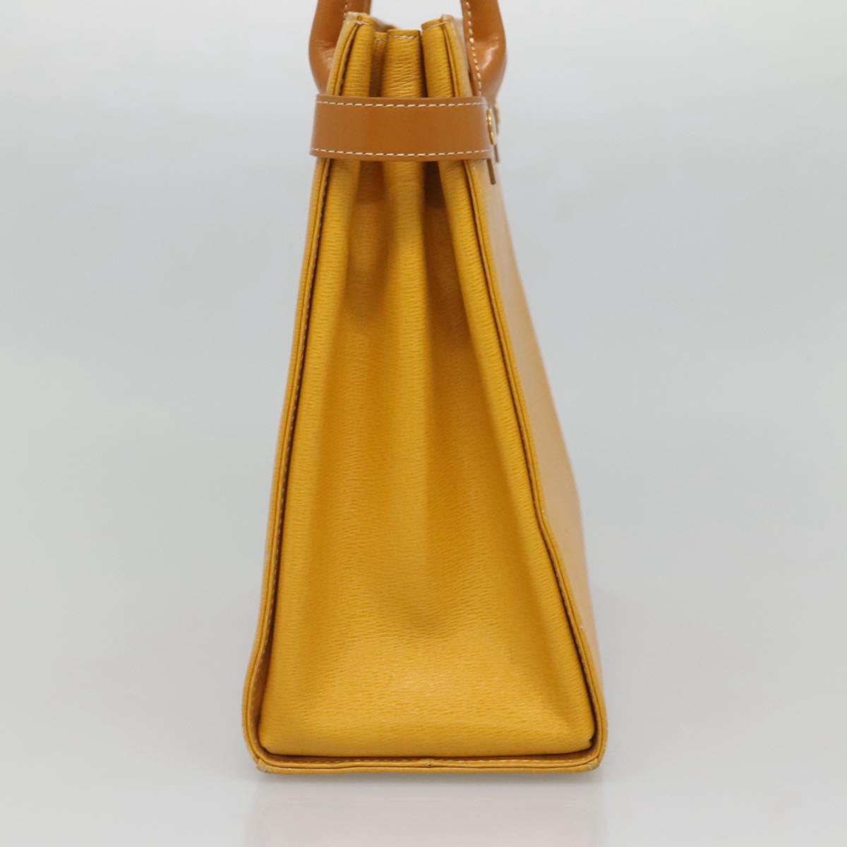 Burberry Nova Check Yellow Leather Handbag ( )