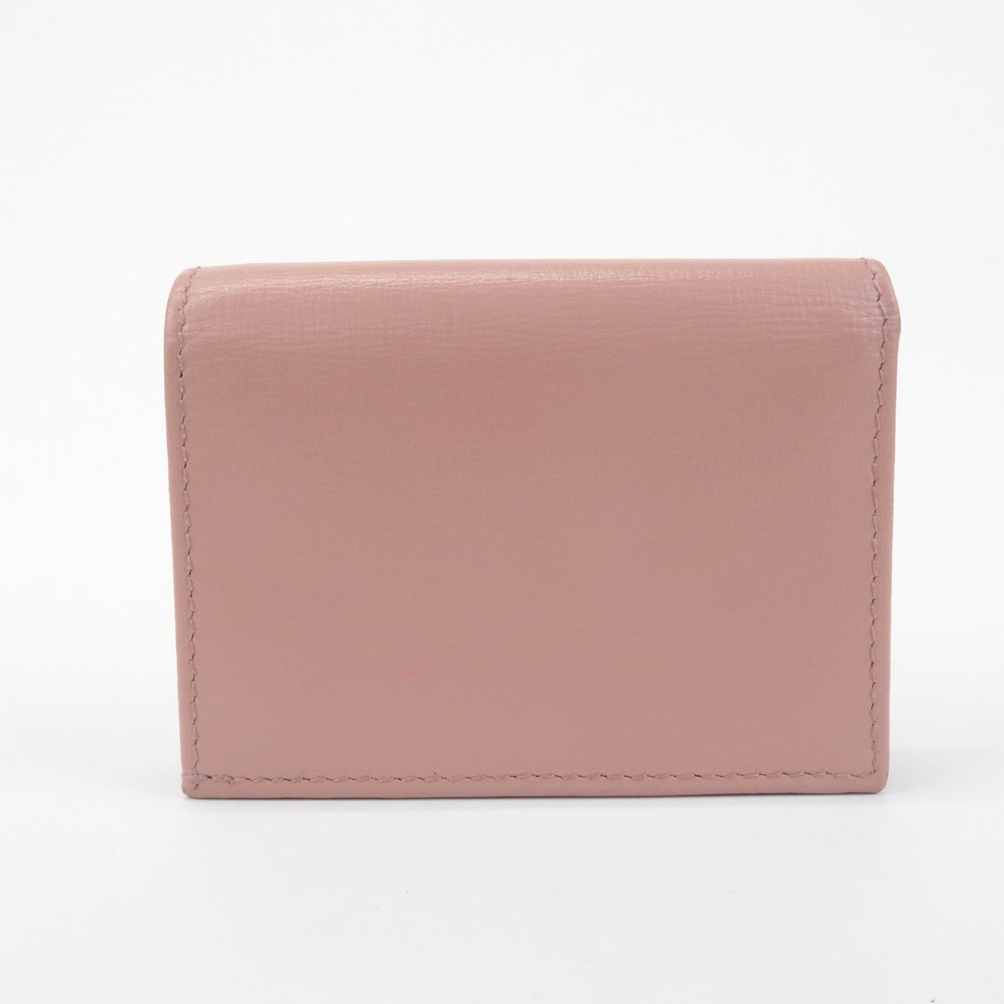 GUCCI Horsebit Leather Bi-fold Wallet Small Wallet Pink 621887