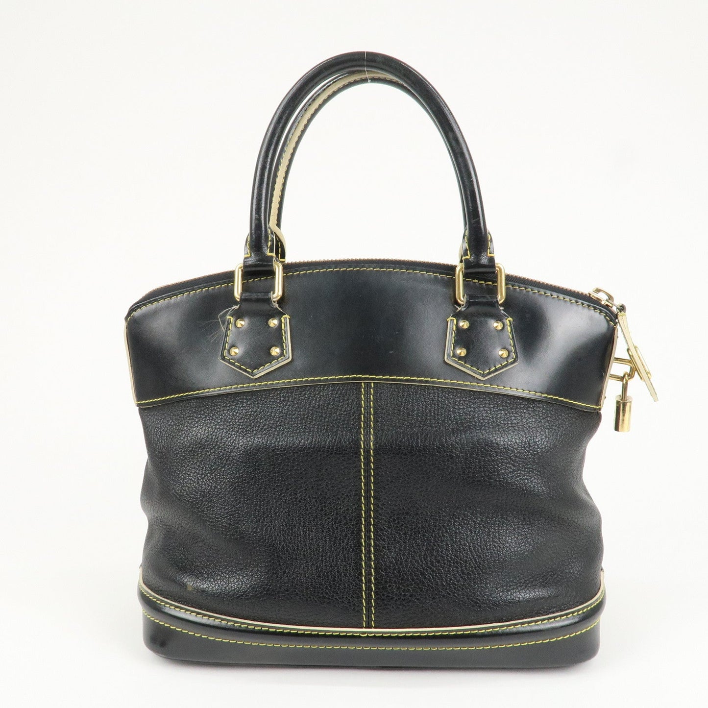 Louis Vuitton Suhali LockIt PM Hand Bag Tote Bag Black M91888