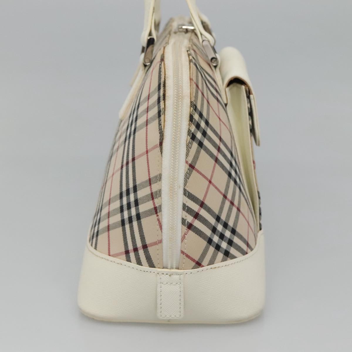 Burberry Nova Check Beige Canvas Handbag ( )