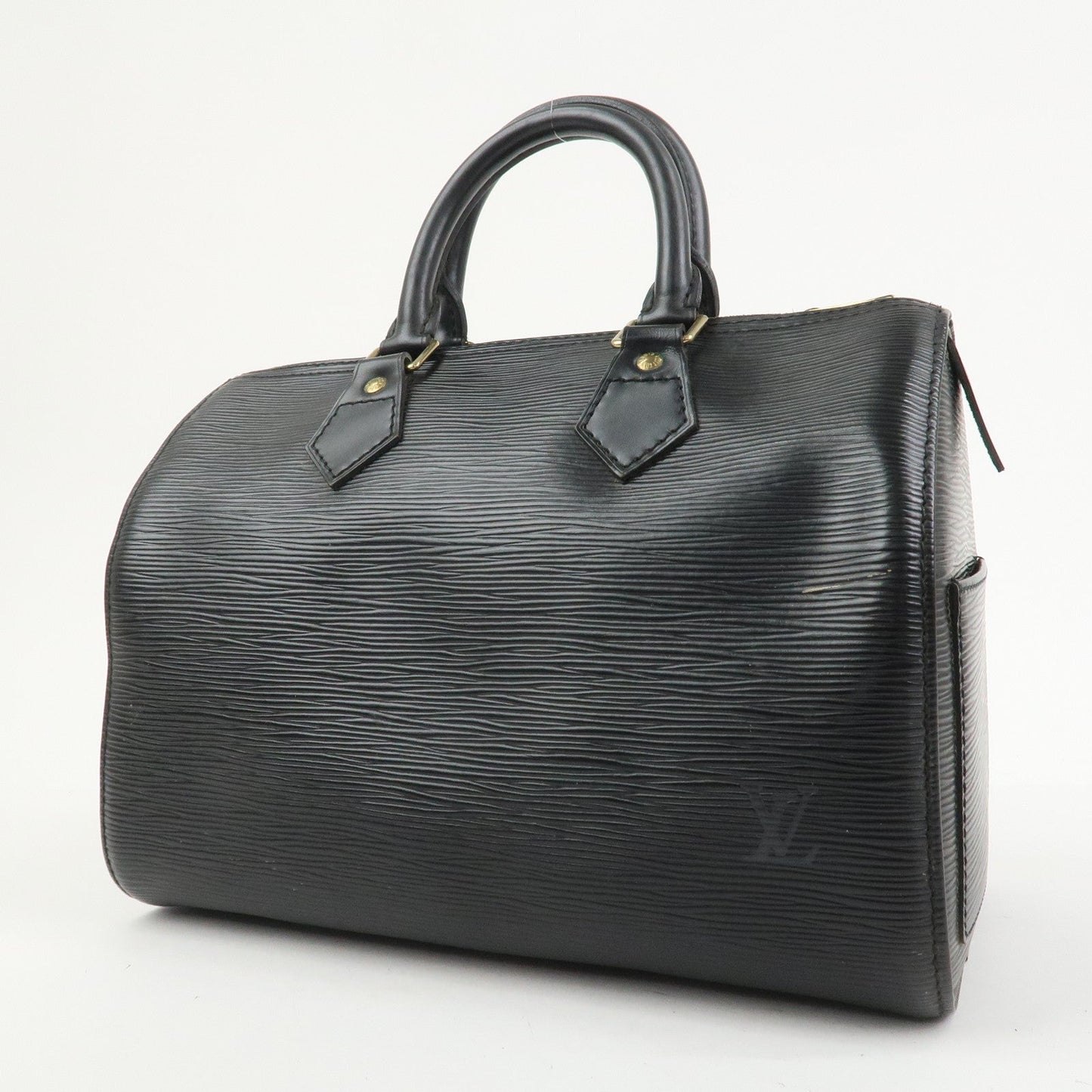 Louis Vuitton Epi Leather Speedy 25 Hand Bag Boston Bag Noir M59032