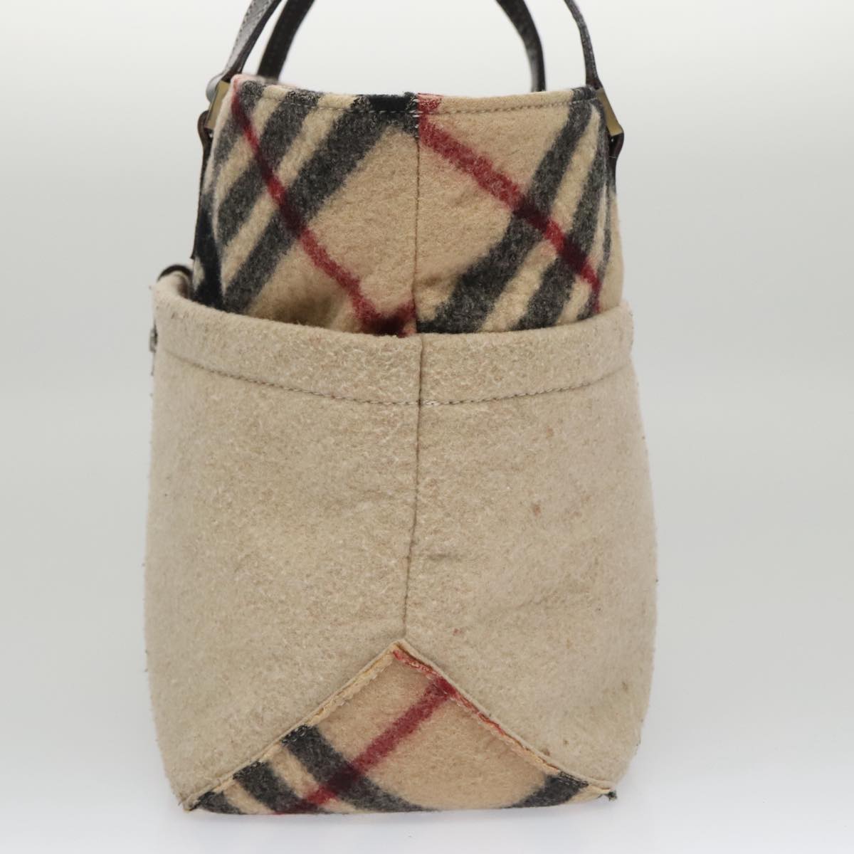 Burberry Nova Check Beige Canvas Handbag ( )