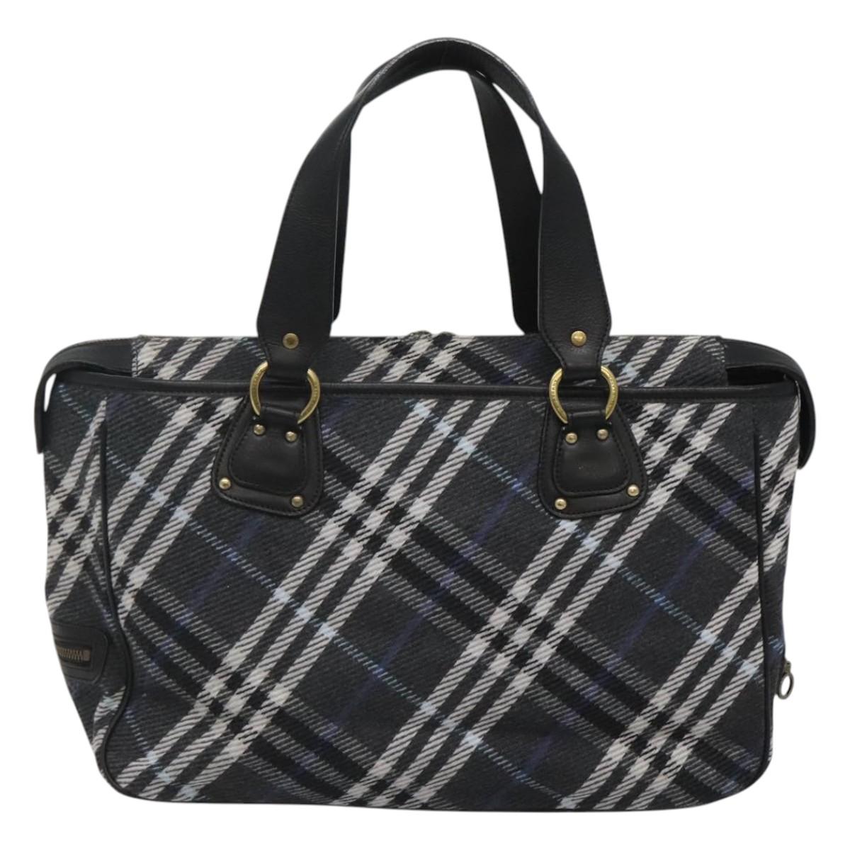 Burberry Blue Label Blue Wool Tote Bag ( )