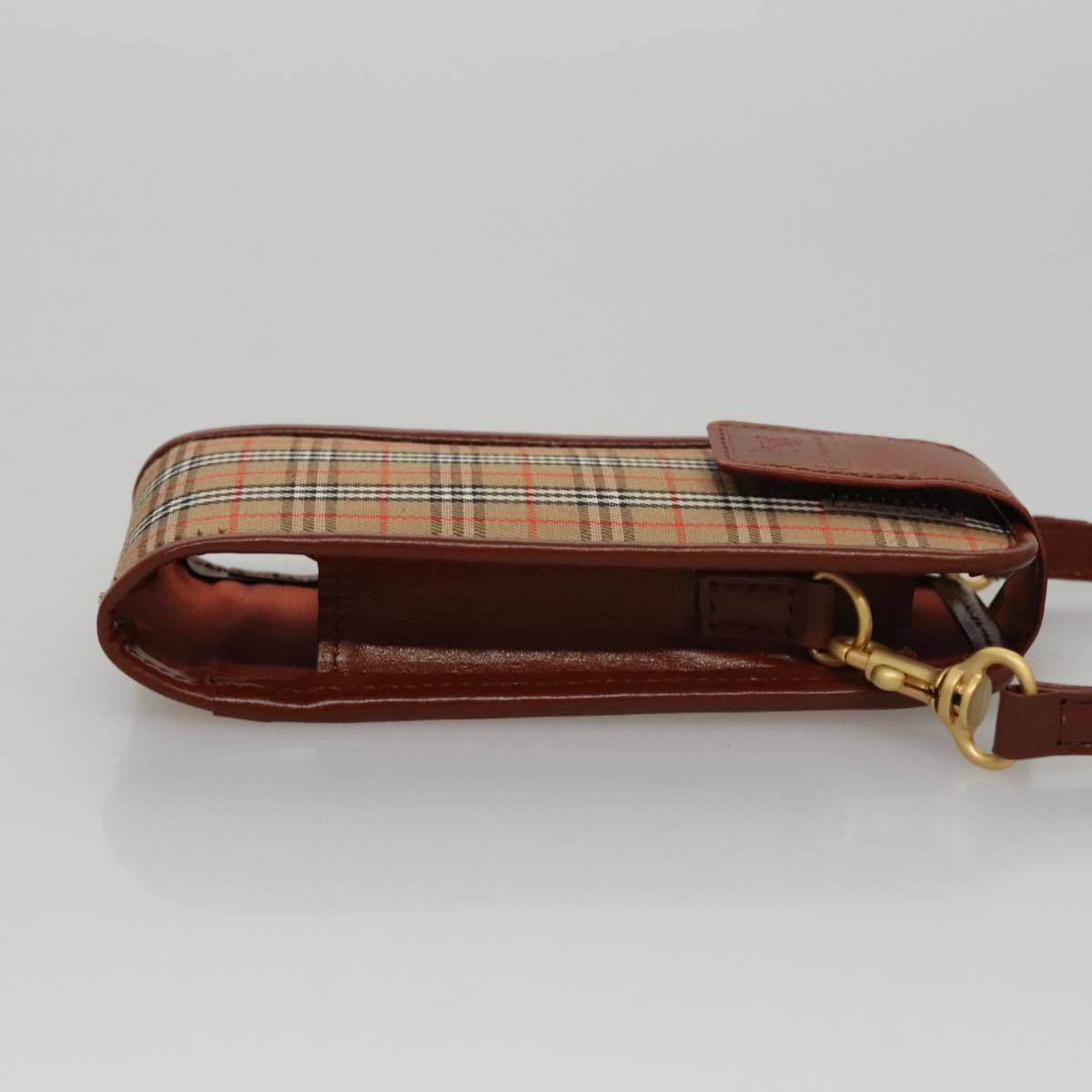 Burberry Nova Check Beige Canvas Clutch Bag ( )