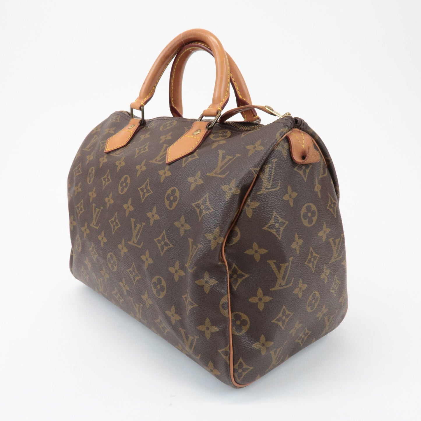 Louis Vuitton Monogram Speedy 30 Boston Bag Hand Bag Brown M41526
