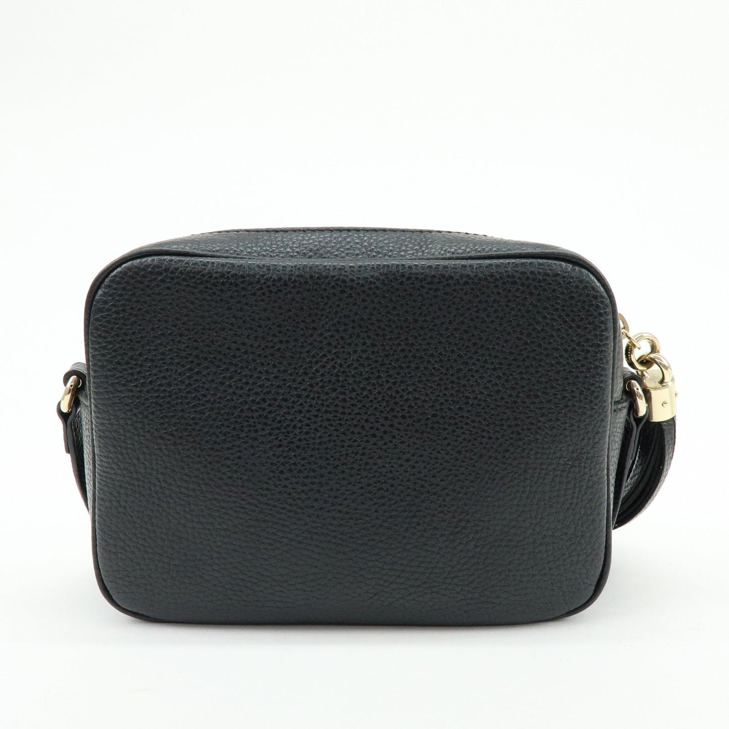 GUCCI SOHO Leather Small Disco Shoulder Crossbody Bag Black 722319