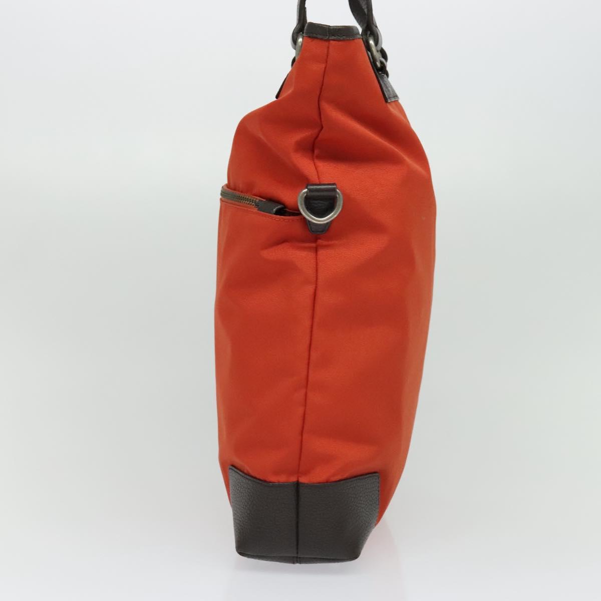 Burberry Black Label Red Canvas, Leather Tote Bag ( )