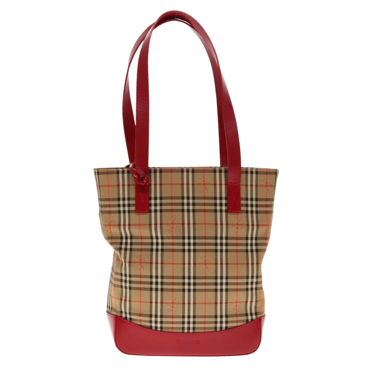 Burberry Nova Check Beige Canvas Shoulder Bag ( )