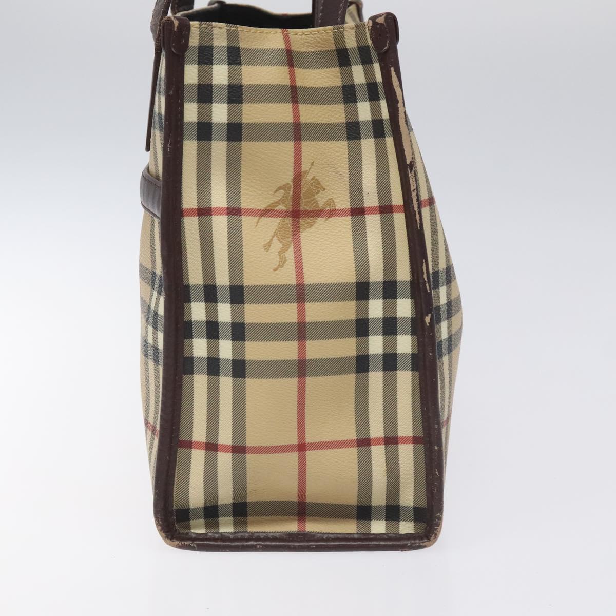 Burberry Nova Check Beige Canvas Tote Bag ( )