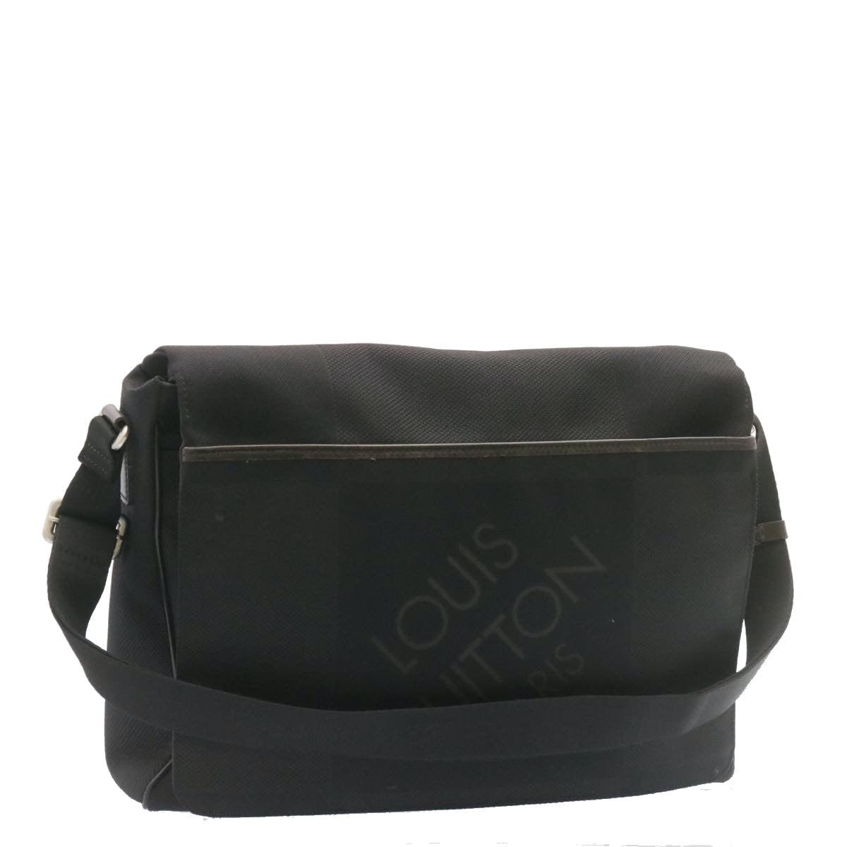 Louis Vuitton Black Canvas Petit messager shoulder bag
