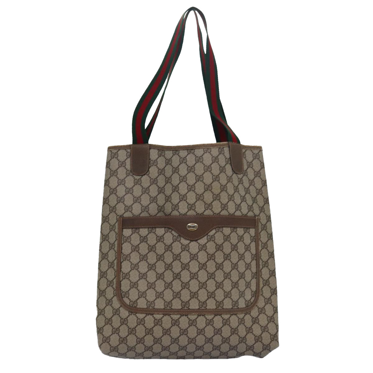 Gucci Leather Canvas Tote