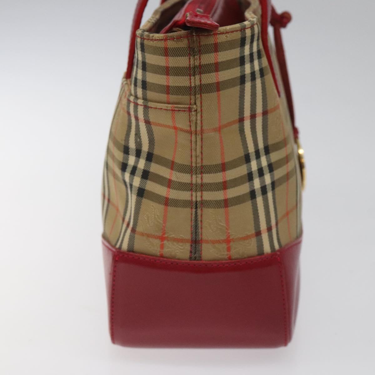 Burberry Nova Check Beige Canvas Handbag ( )