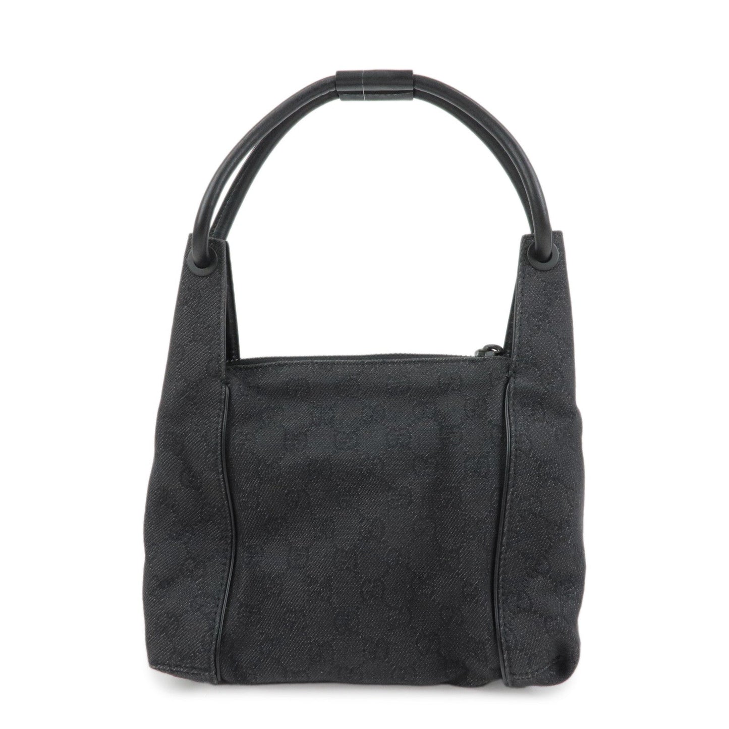 GUCCI GG Monogram Leather Shoulder Bag Hand Bag Black 101333