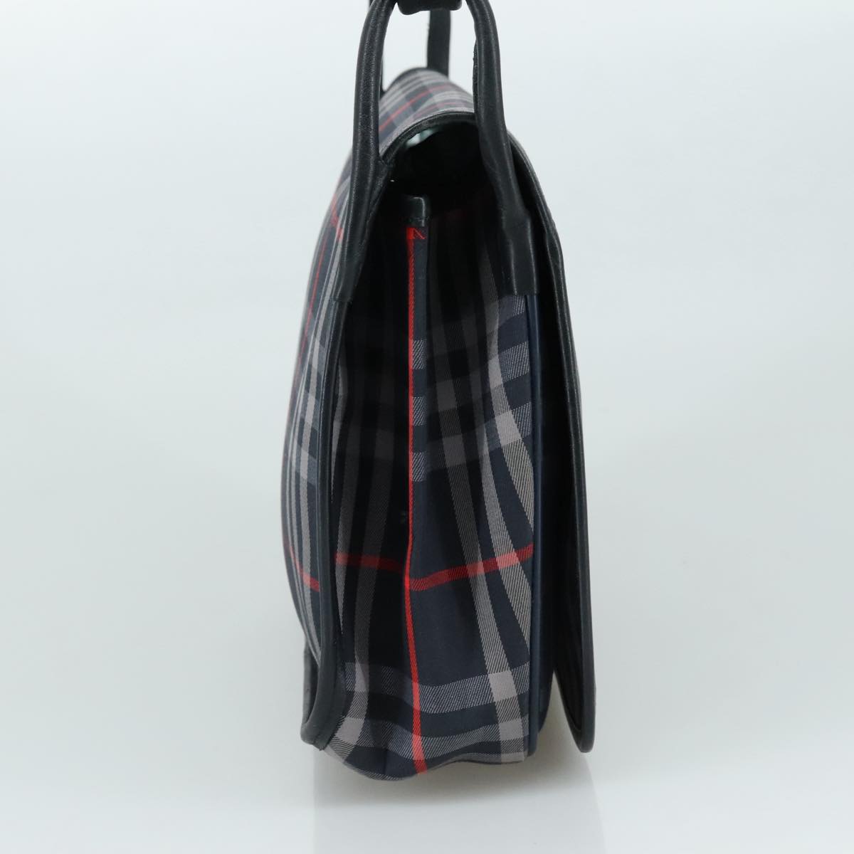 Burberry Navy Canvas Shoulder Bag ( )
