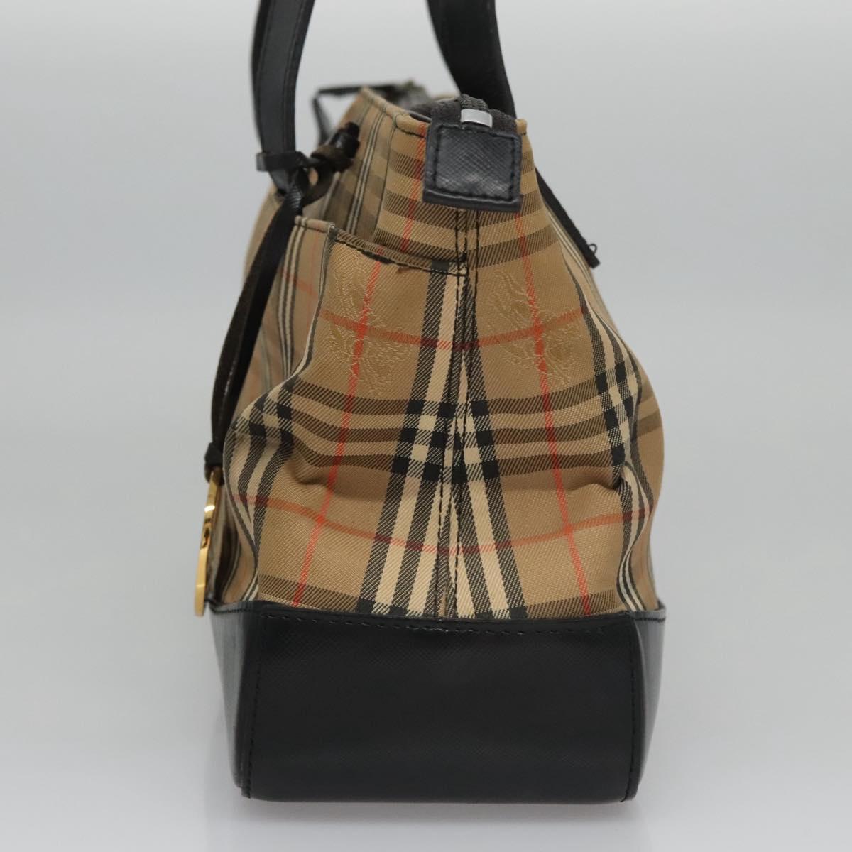 Burberry Nova Check Beige Canvas Handbag ( )