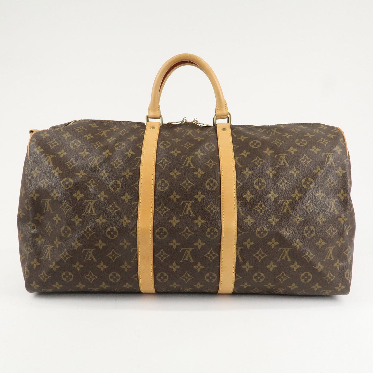 Louis Vuitton Monogram Keep All Bandouliere 55 Boston Bag M41414