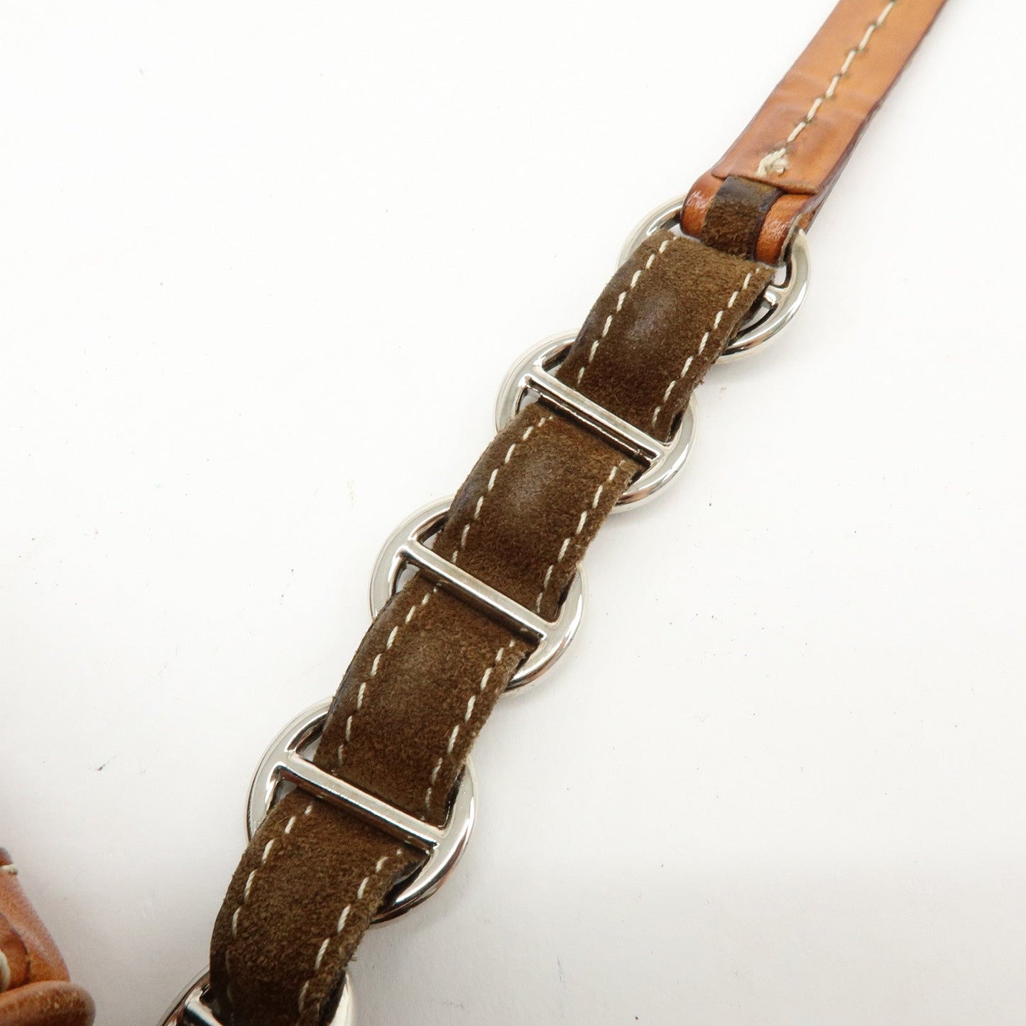 Christian Dior Romantic Trotter PVC Leather Shoulder Bag Brown
