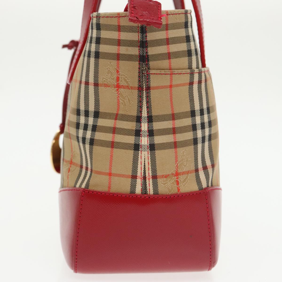 Burberry Nova Check Beige Canvas Handbag ( )