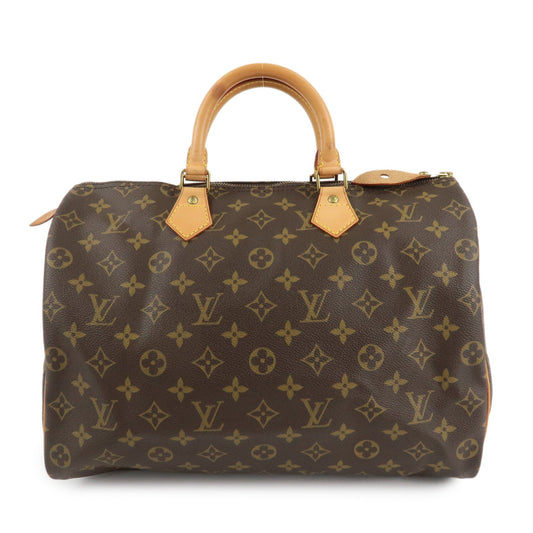 Louis Vuitton Monogram Speedy 35 Boston Bag Hand Bag M41524