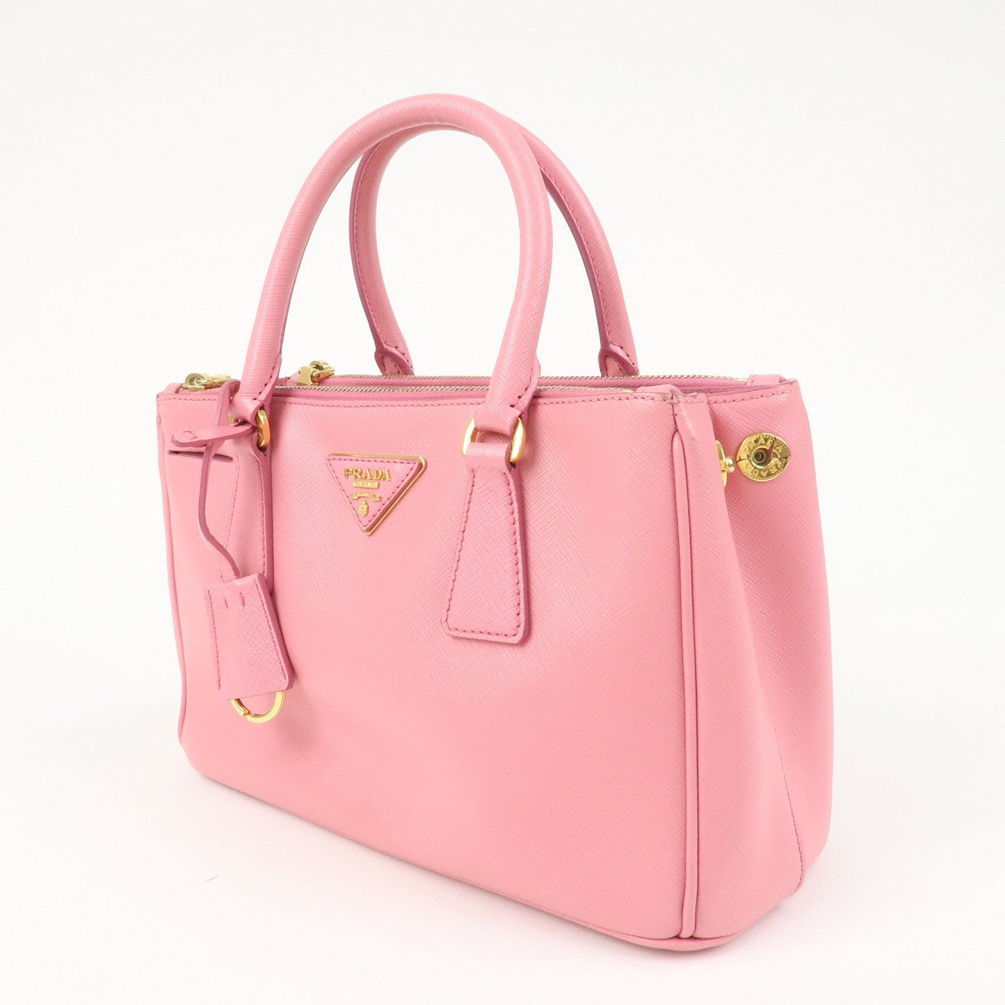 PRADA Galleria Saffiano Leather 2 Way Bag Hand Shoulder Bag 1BA896
