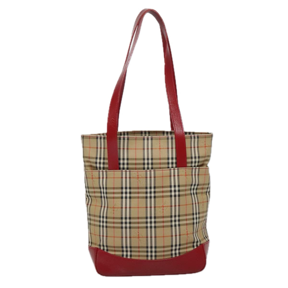 Burberry Nova Check Beige Canvas Tote Bag ( )
