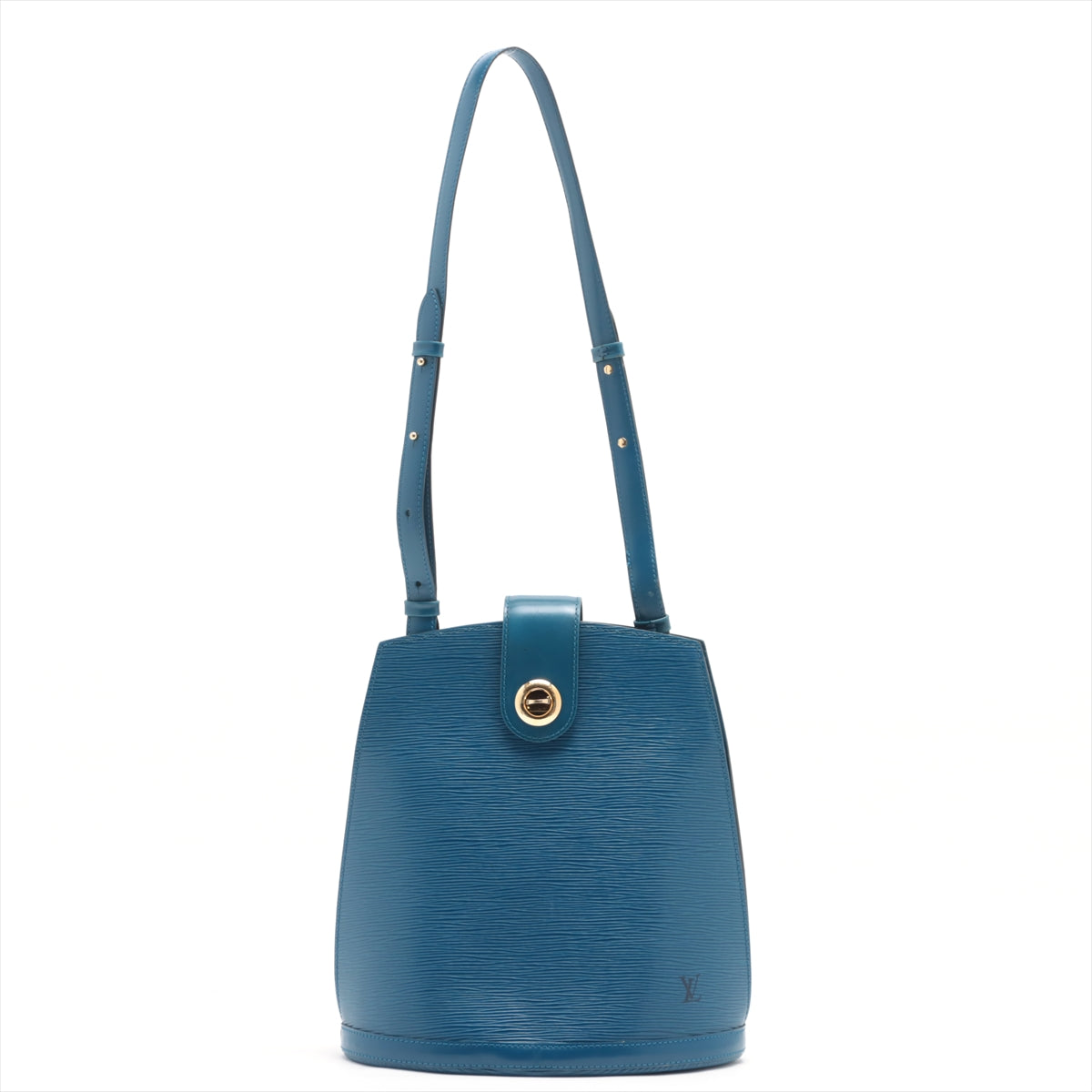 Louis Vuitton Blue Leather Cluny shoulder bag