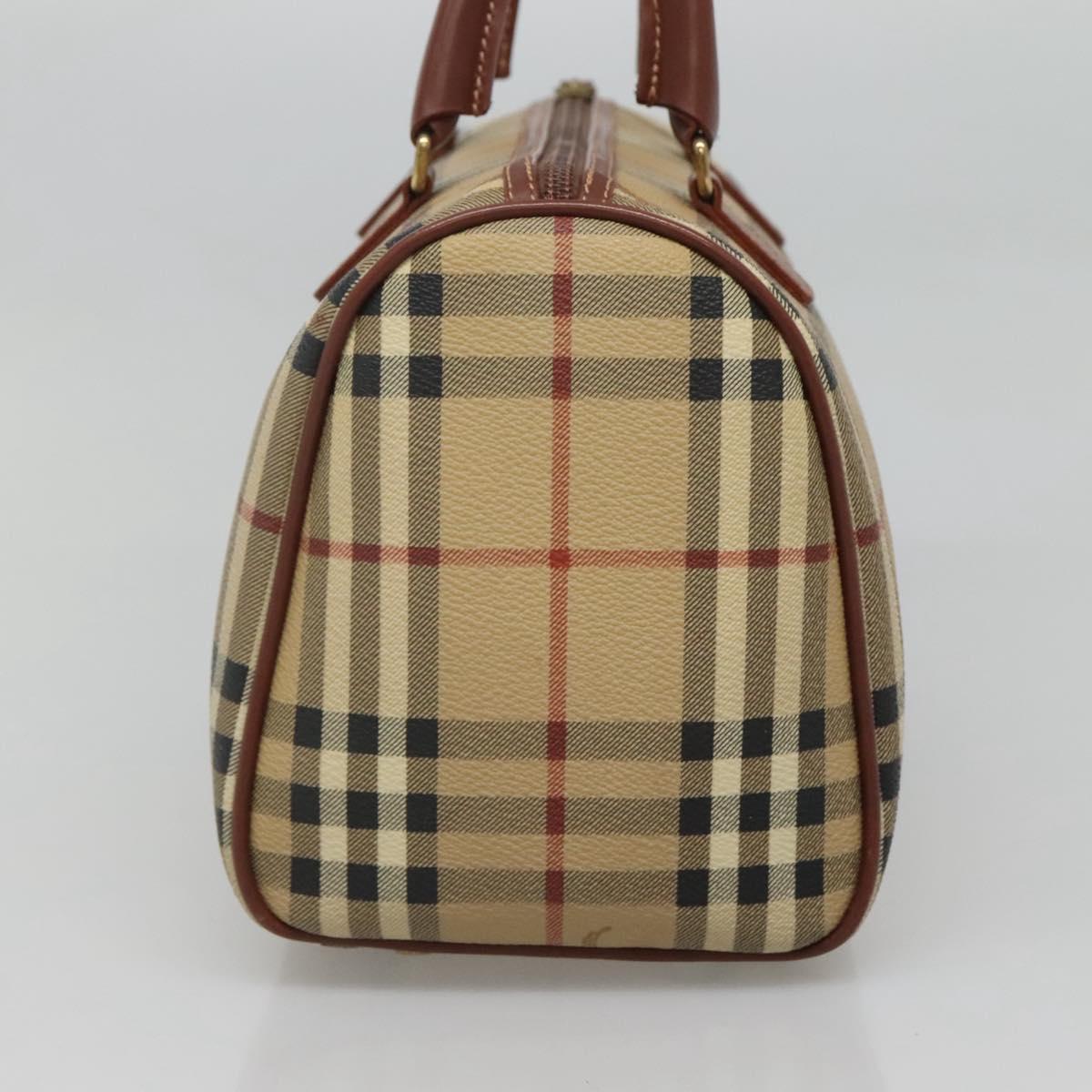 Burberry Nova Check Beige Canvas Handbag ( )