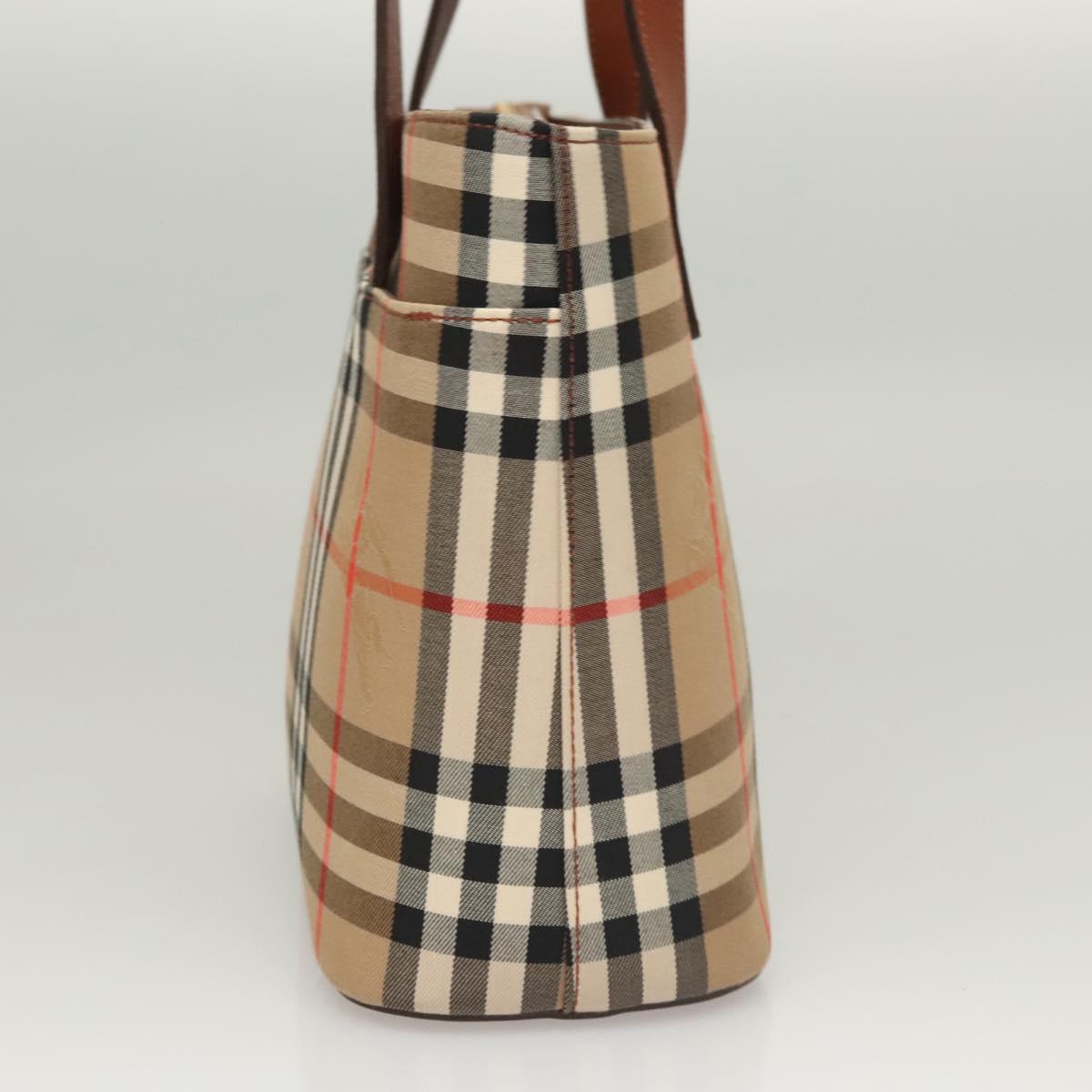 Burberry Nova Check Beige Canvas Tote Bag ( )