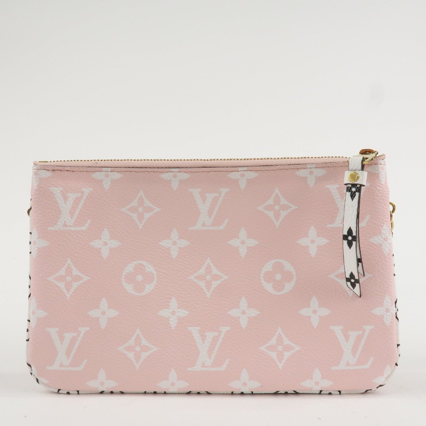 Louis Vuitton Monogram Canvas Double Zip Chain Shoulder Bag M67561