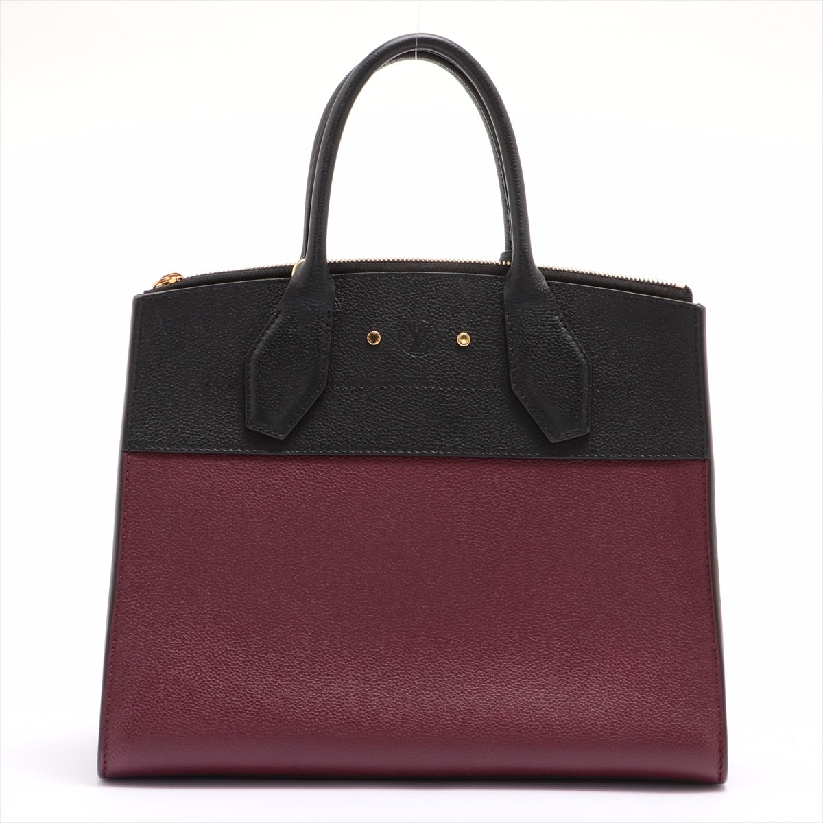 Louis Vuitton Bicolor Leather City steamer shoulder bag