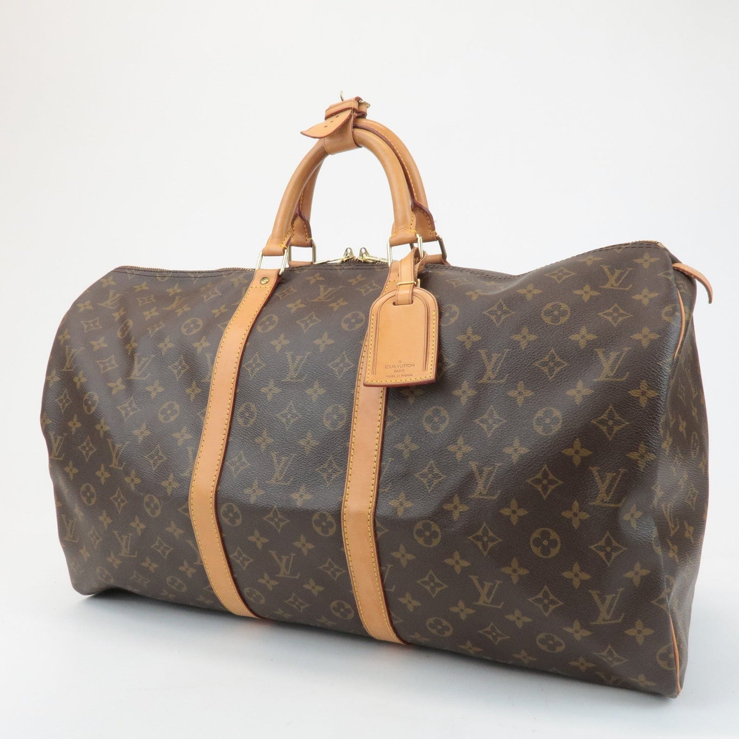 Louis Vuitton Monogram Keep All 55 Boston Bag Travel Bag M41424