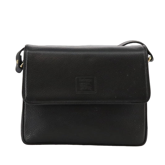 Burberry Black Leather Shoulder Bag ( )