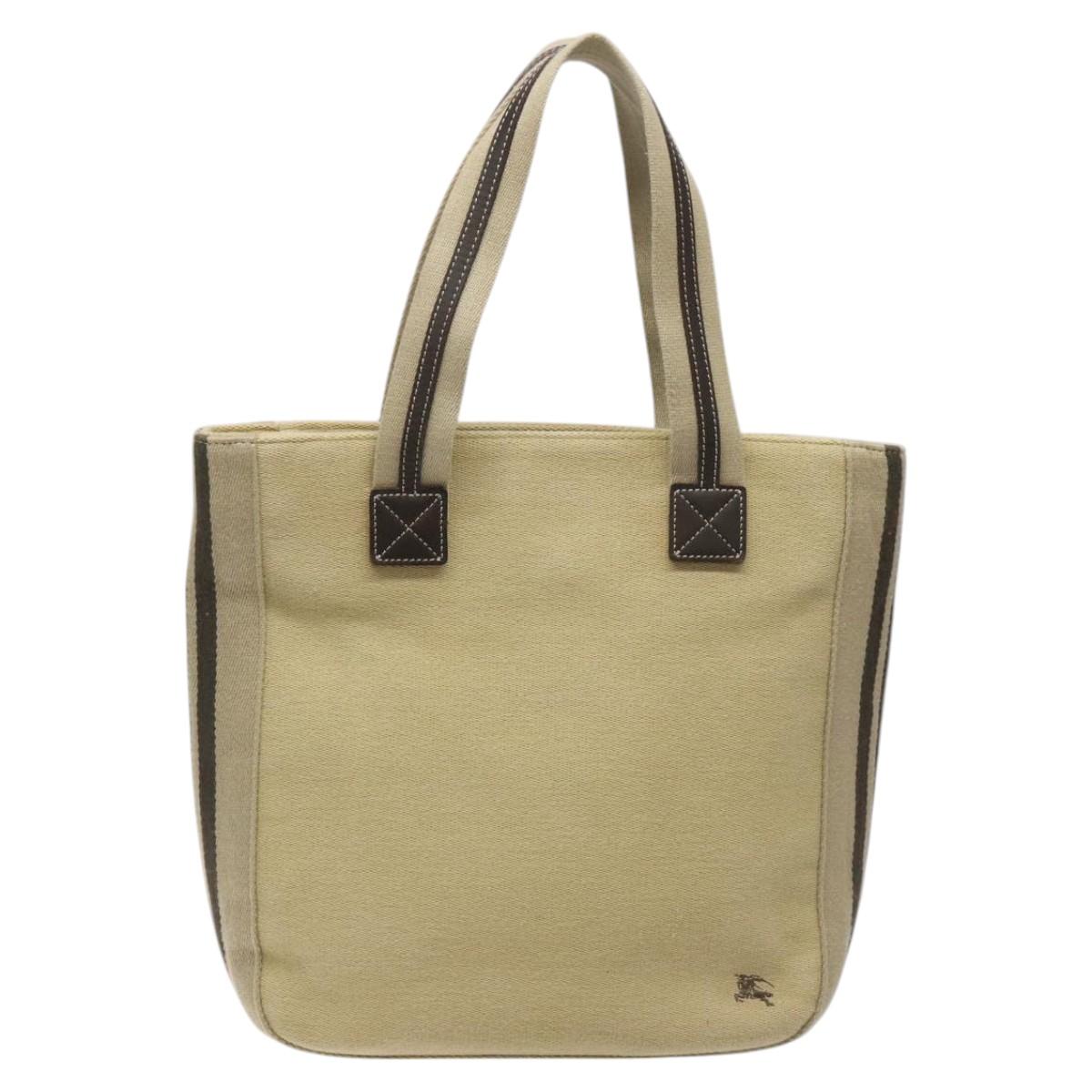Burberry Blue Label Beige Canvas Tote Bag ( )
