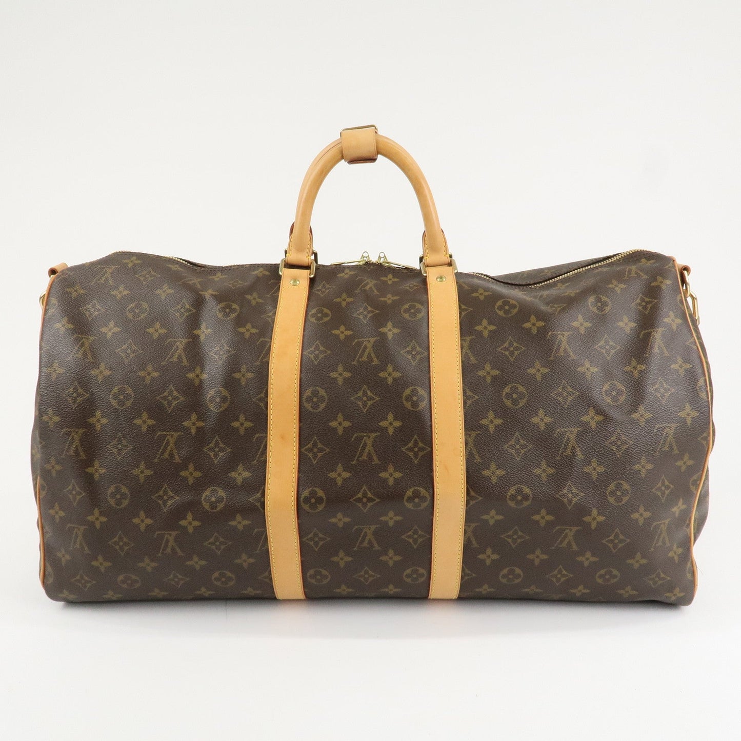 Louis Vuitton Monogram Keep All Bandouliere 55 Boston Bag M41414