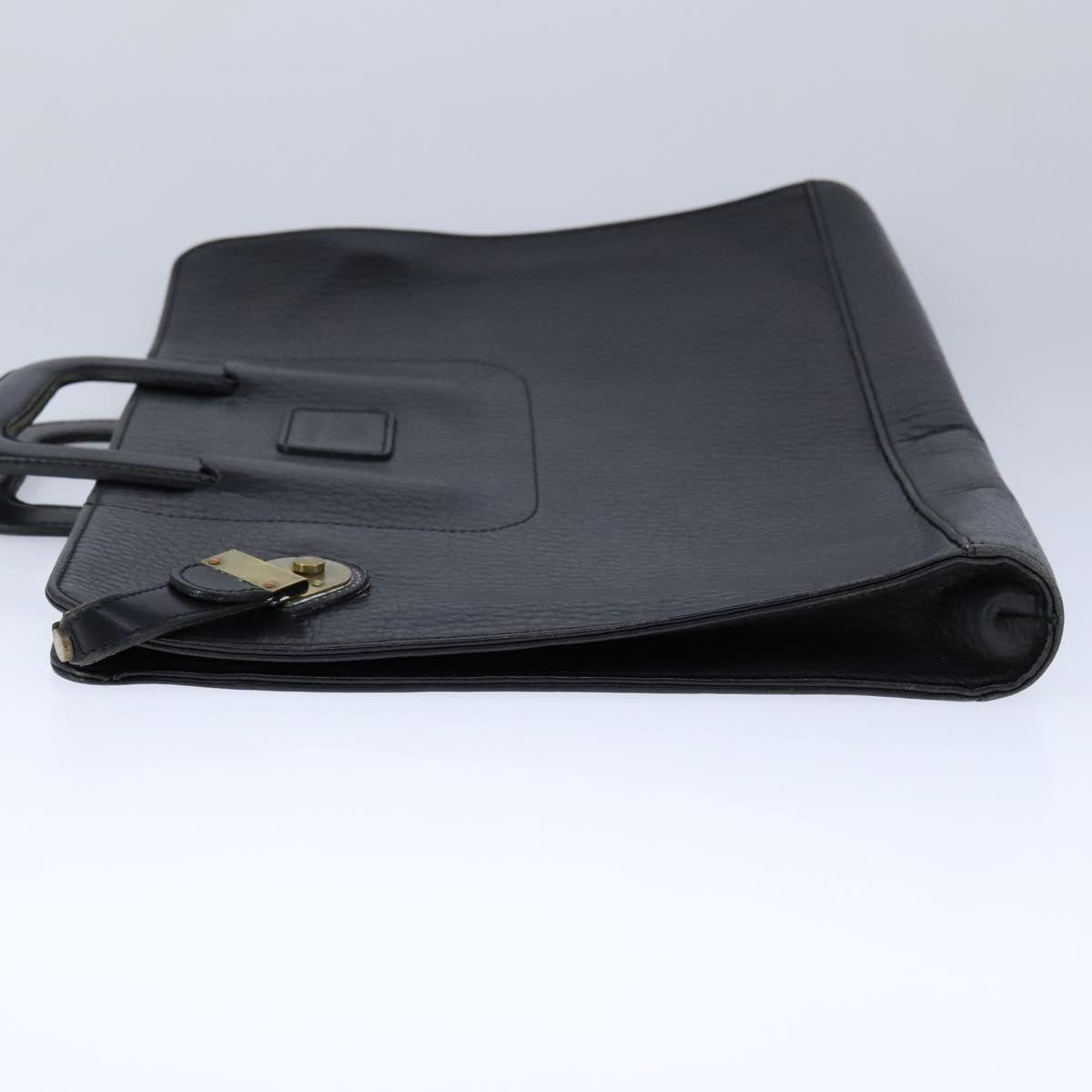 Burberry Black Leather Briefcase Bag ( )