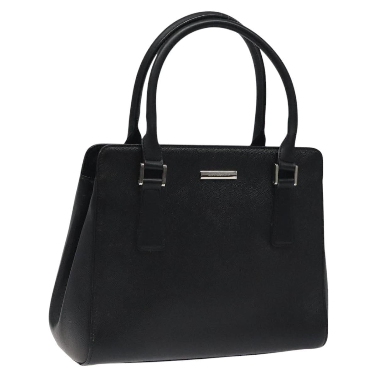 Burberry - Black Leather Handbag ( )